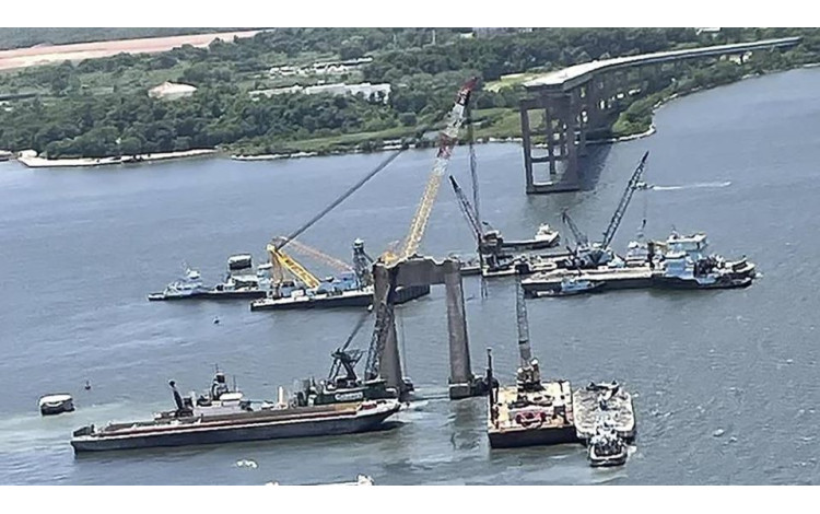 Estados Unidos restaura completamente el canal de navegación del Puerto de Baltimore