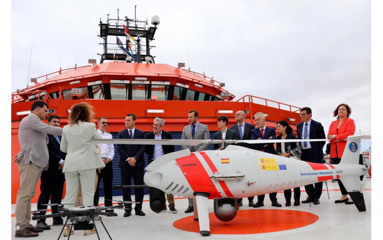 Salvamento Marítimo presents its new vessel in the Canary Islands: the Heroínas de Sálvora